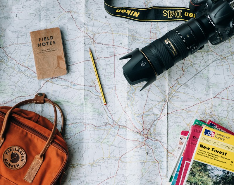 Tourist with map